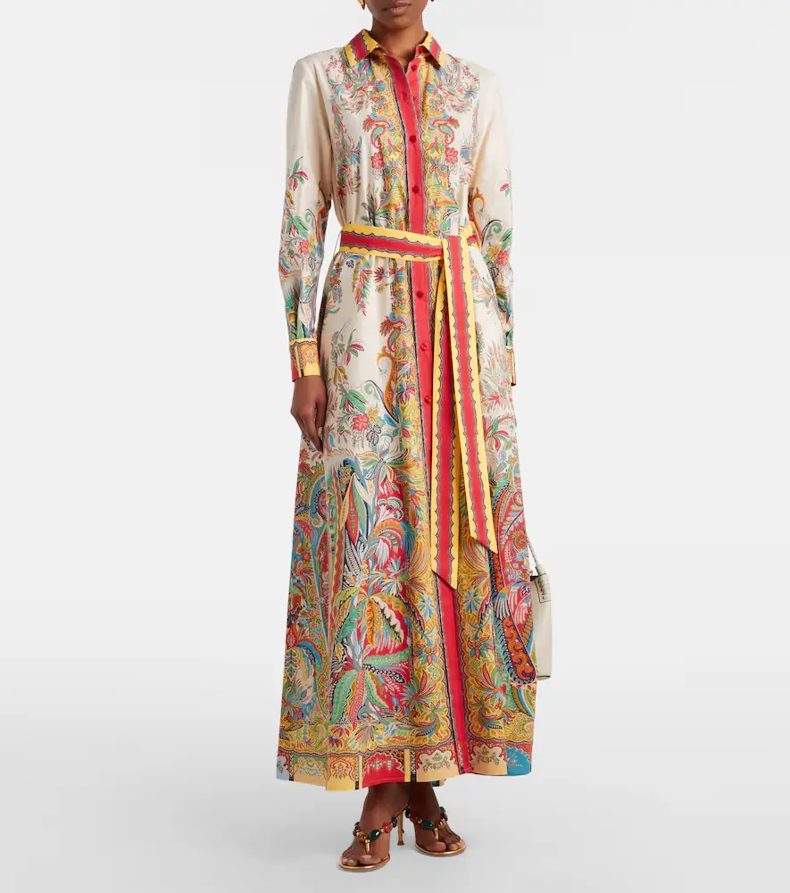 Etro Paisley belted cotton shirt dress | Thumbnail 2 Etro Paisley belted cotton shirt dress | Thumbnail 2
