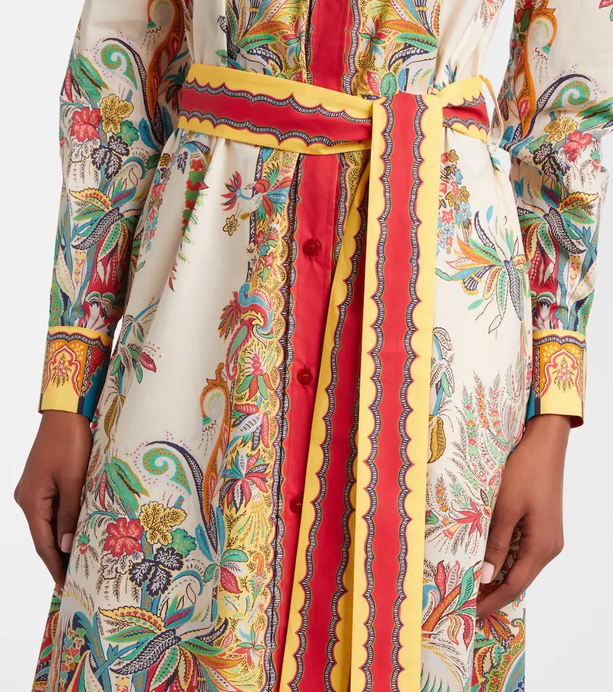 Etro Paisley belted cotton shirt dress | Thumbnail 5 Etro Paisley belted cotton shirt dress | Thumbnail 5