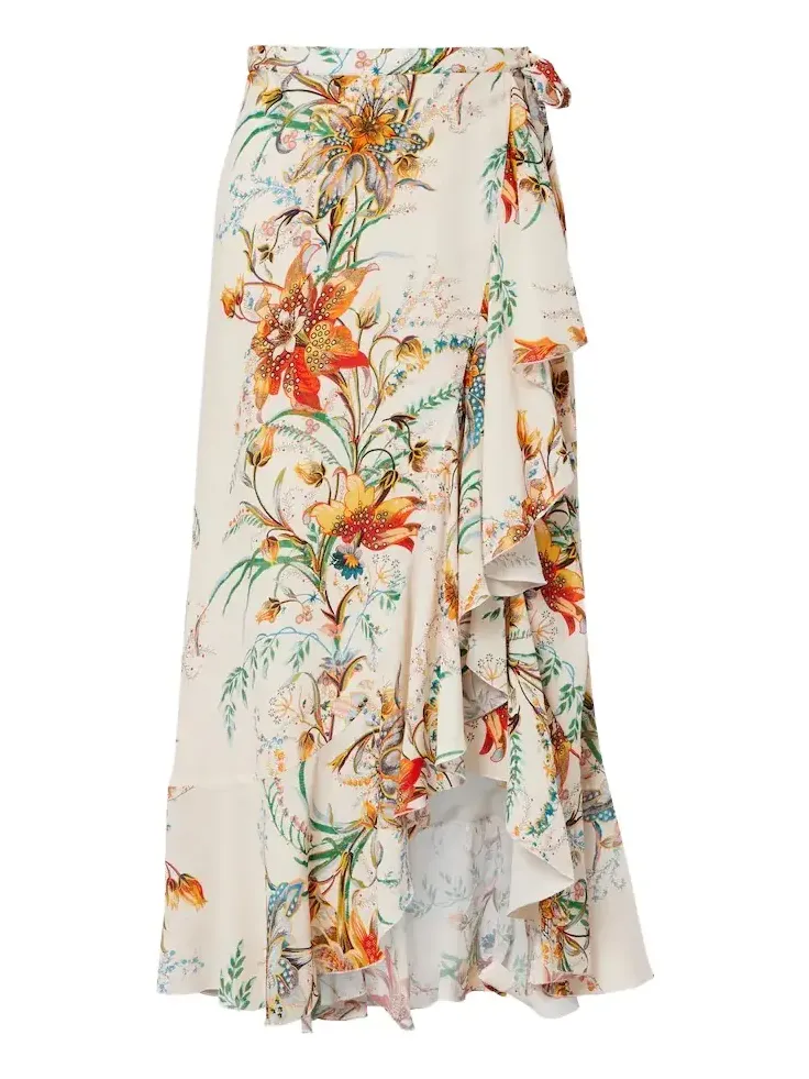 Floral wrap skirt Floral wrap skirt