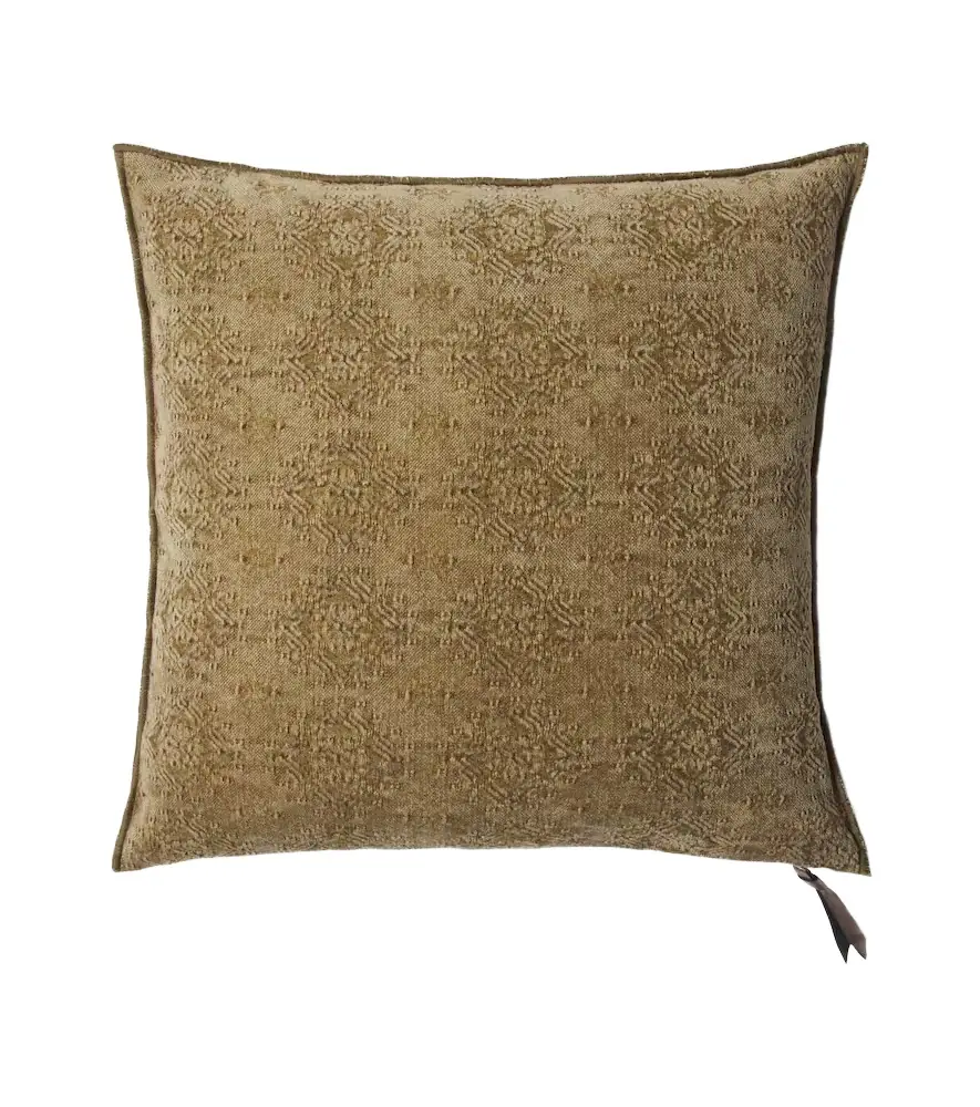 Maison de Vacances Cotton-blend jacquard cushion