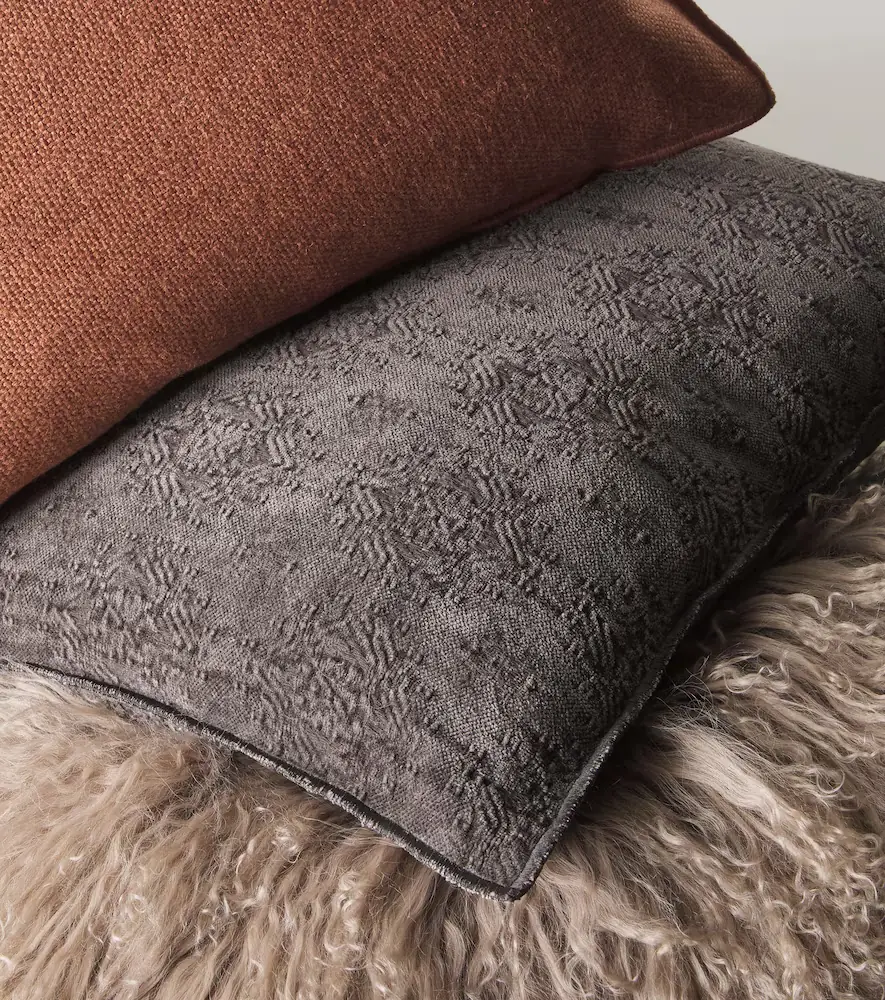 Maison de Vacances Cotton-blend cushion | Thumbnail 4 Maison de Vacances Cotton-blend cushion | Thumbnail 4