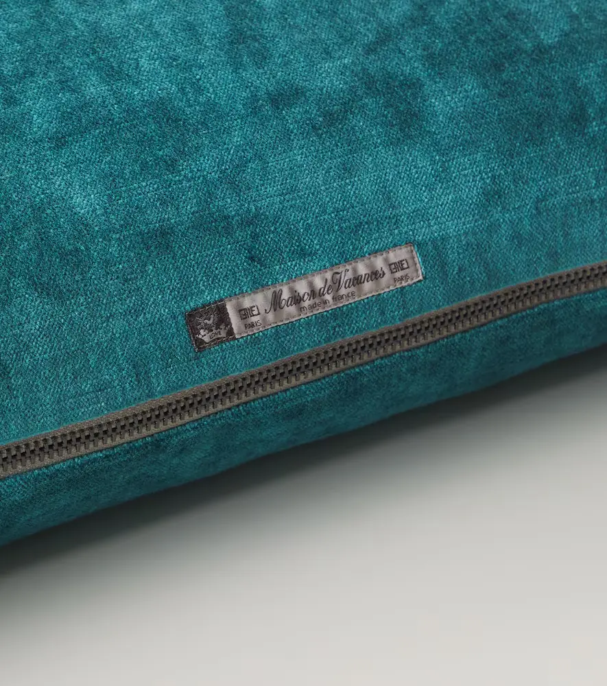 Maison de Vacances Cotton-blend velour cushion | Thumbnail 3 Maison de Vacances Cotton-blend velour cushion | Thumbnail 3
