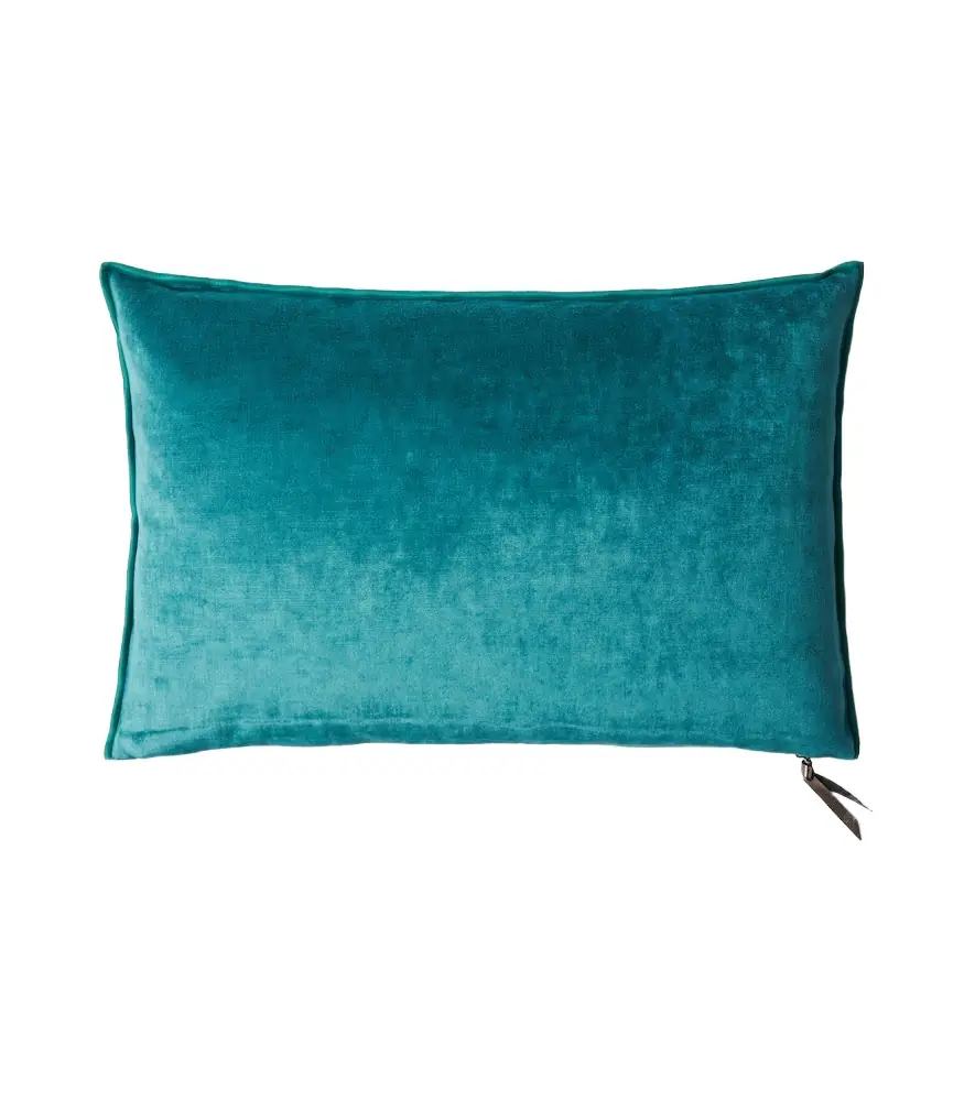 Maison de Vacances Cotton-blend velour cushion
