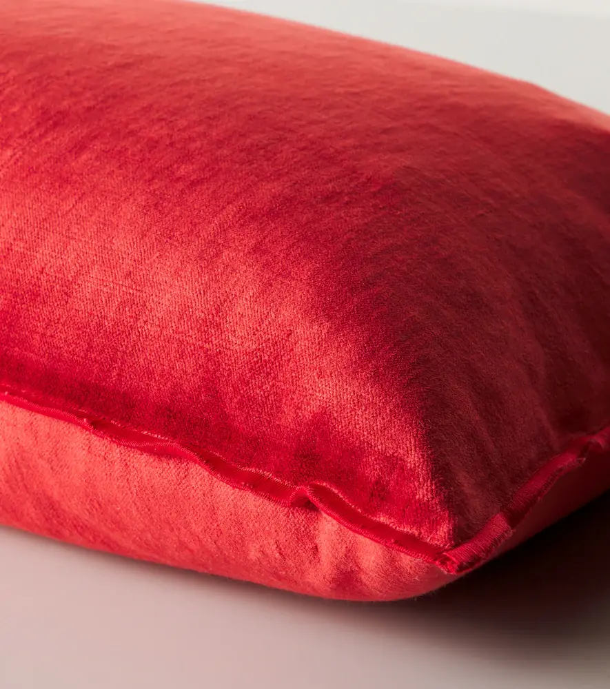 Maison de Vacances Leather-trimmed cushion | Thumbnail 3 Maison de Vacances Leather-trimmed cushion | Thumbnail 3