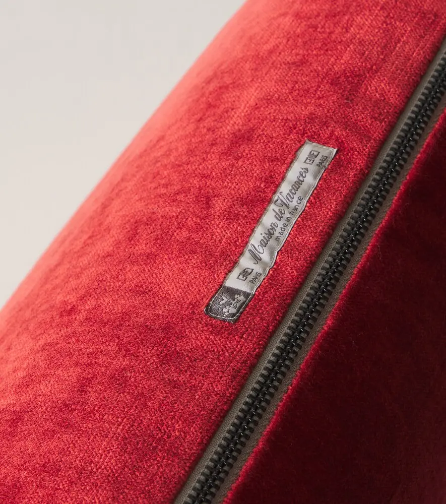 Maison de Vacances Leather-trimmed cushion | Thumbnail 4 Maison de Vacances Leather-trimmed cushion | Thumbnail 4