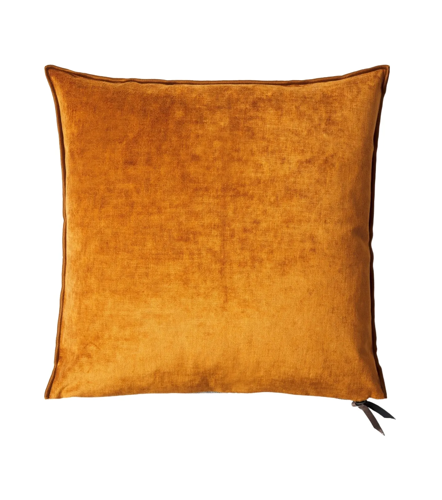 Maison de Vacances Leather-trimmed cushion