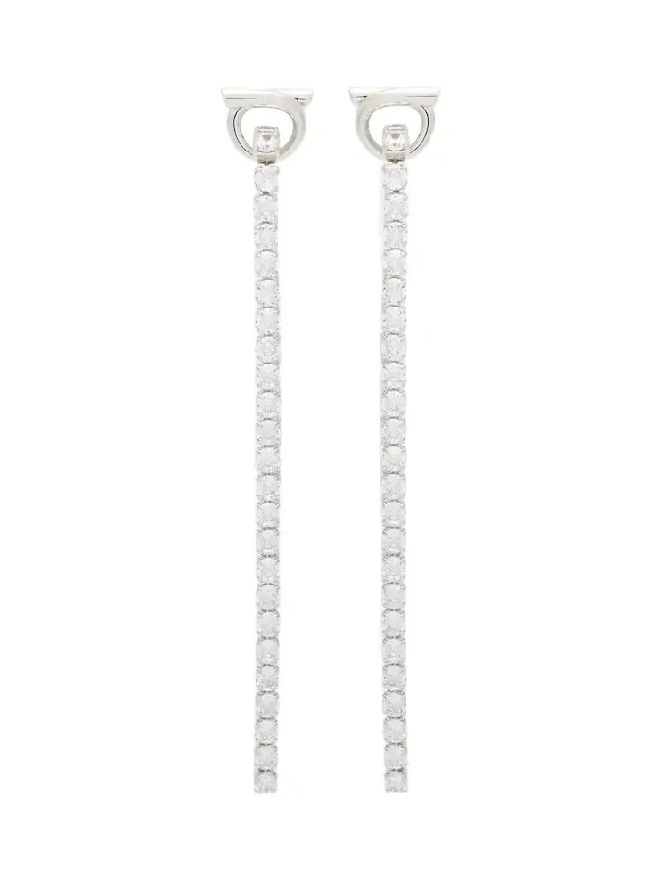 Embellished drop earrings
