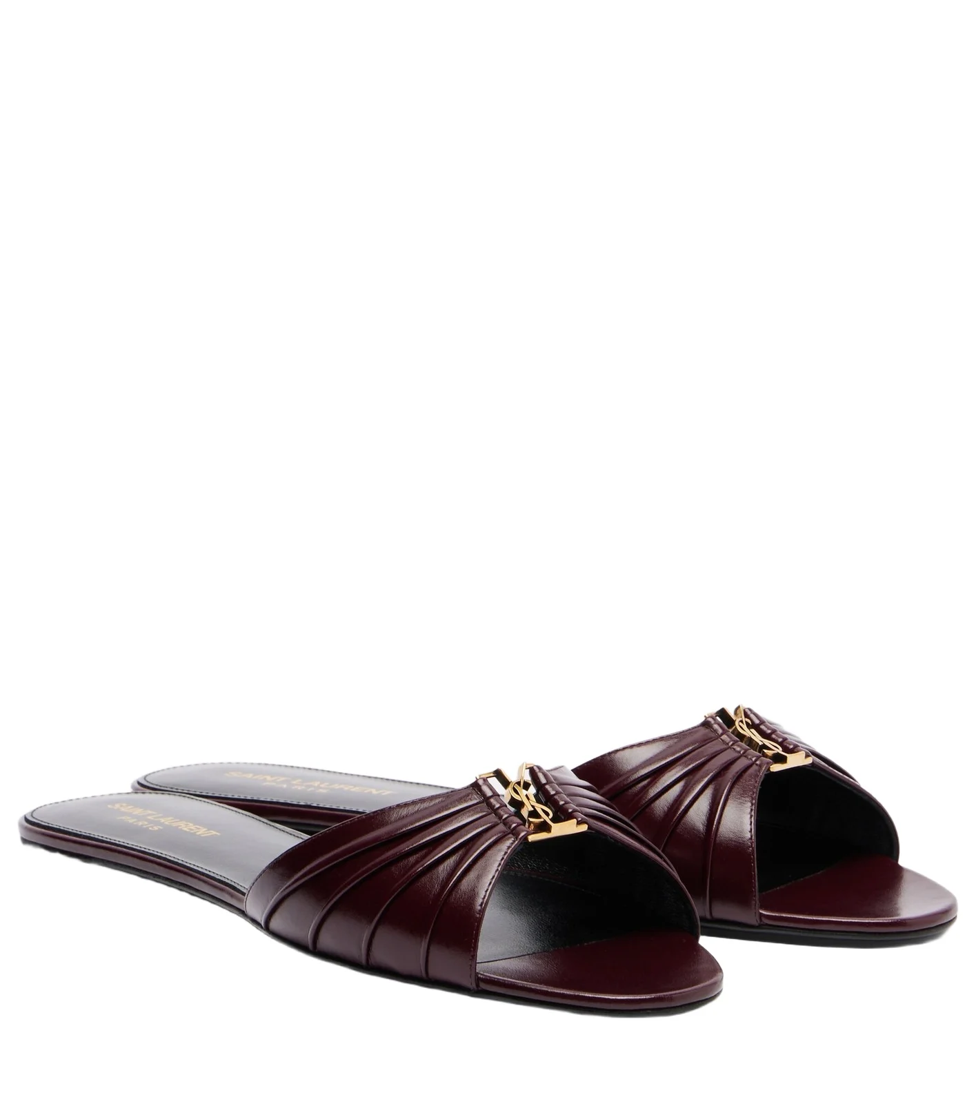 Babylone leather slides Babylone leather slides