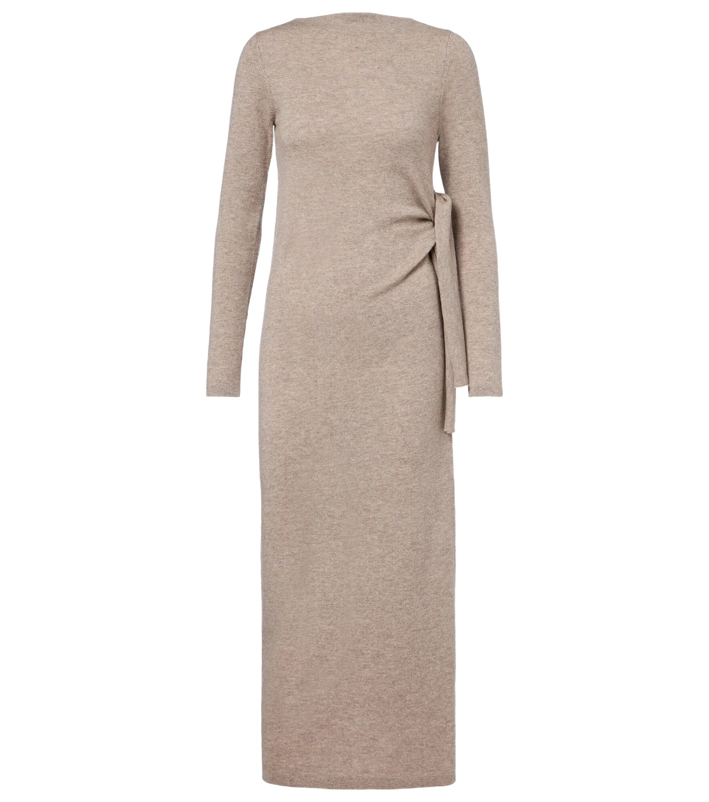 Gathered wool and cashmere midi dress Gathered wool and cashmere midi dress