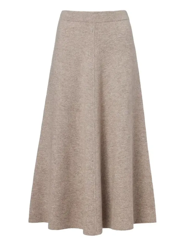 Wool and cashmere midi skirt Wool and cashmere midi skirt