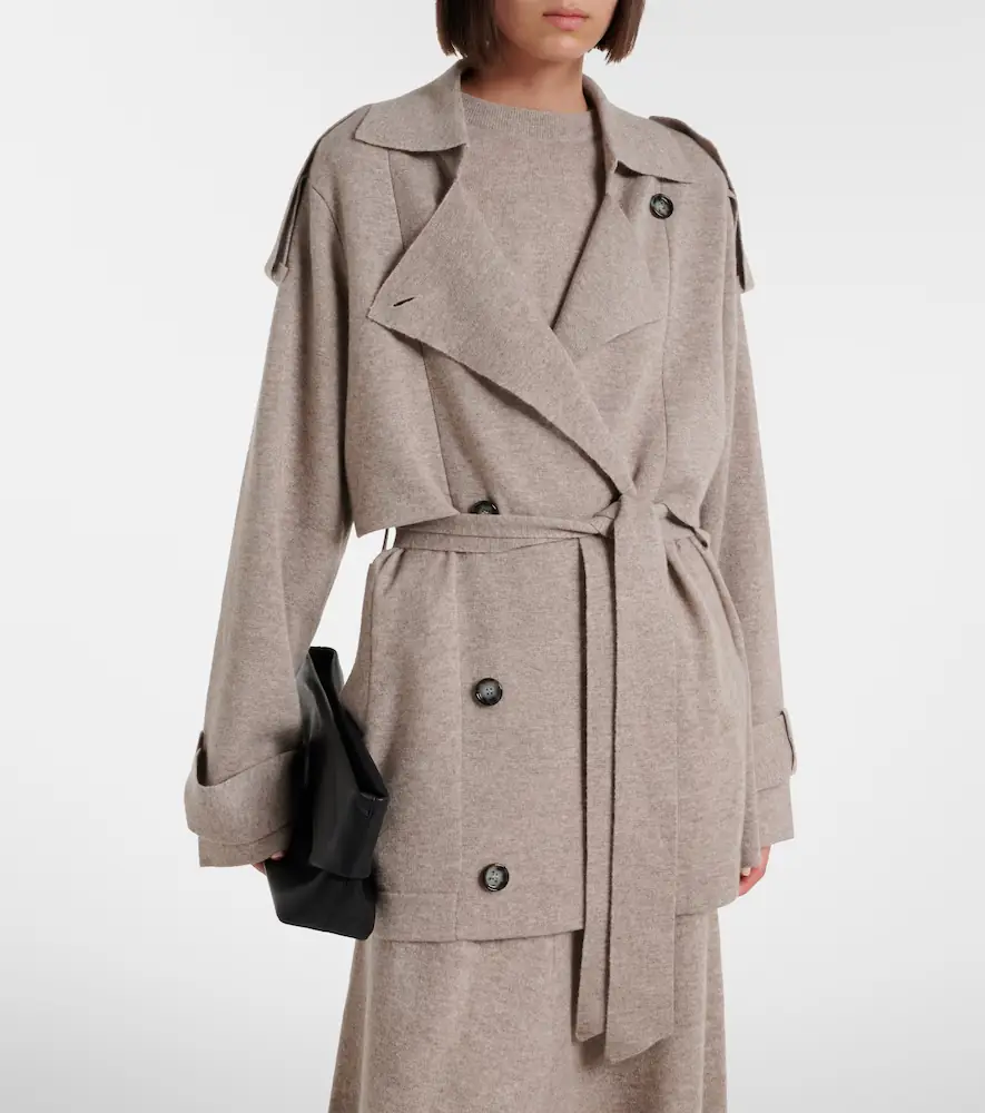 Jardin des Orangers Cropped wool and cashmere trench coat | Thumbnail 2 Jardin des Orangers Cropped wool and cashmere trench coat | Thumbnail 2