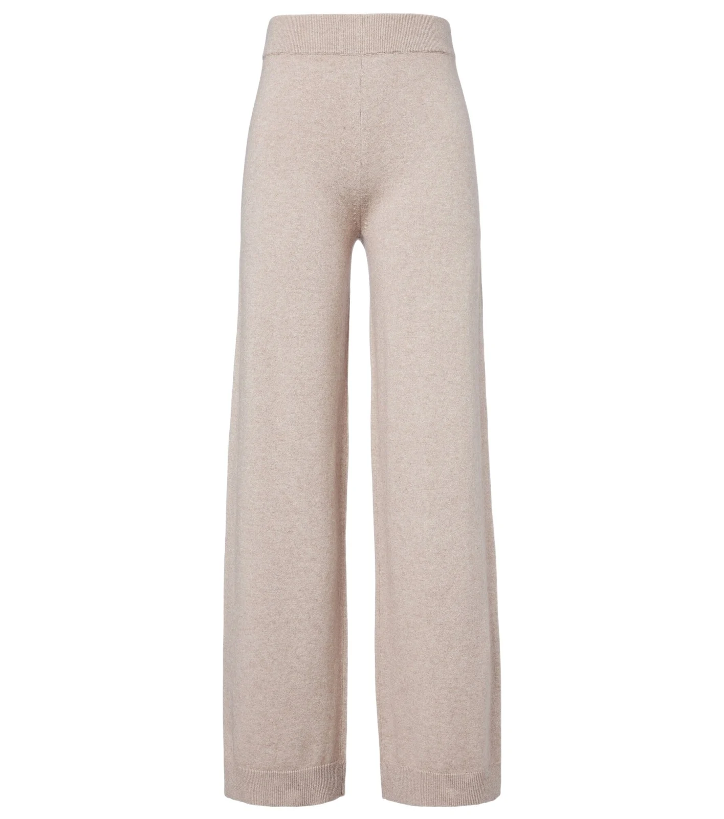 Cotton and cashmere wide-leg pants Cotton and cashmere wide-leg pants