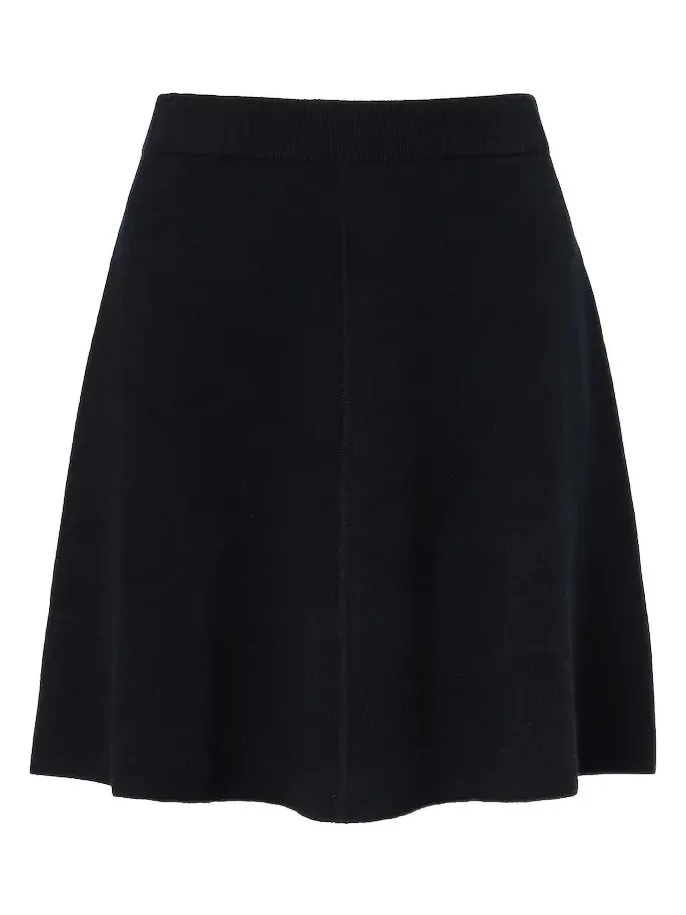 Wool and cashmere miniskirt