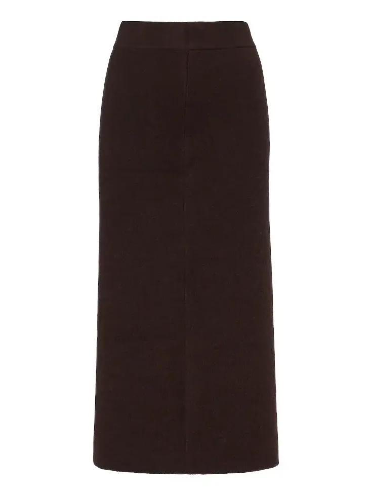 Wool and cashmere pencil skirt Wool and cashmere pencil skirt