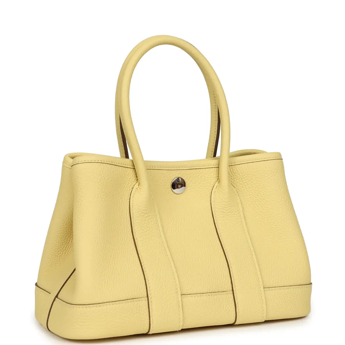 HERMÈS Hermes Garden Party Neo 23 Jaune Poussin Togo Palladium Hardware | Thumbnail 2 HERMÈS Hermes Garden Party Neo 23 Jaune Poussin Togo Palladium Hardware | Thumbnail 2