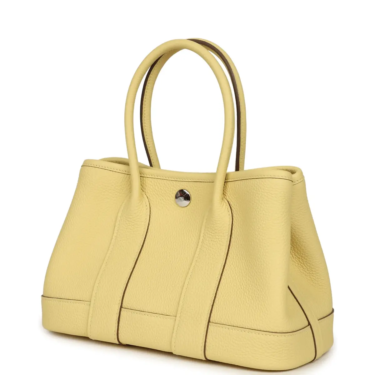 HERMÈS Hermes Garden Party Neo 23 Jaune Poussin Togo Palladium Hardware | Thumbnail 5 HERMÈS Hermes Garden Party Neo 23 Jaune Poussin Togo Palladium Hardware | Thumbnail 5