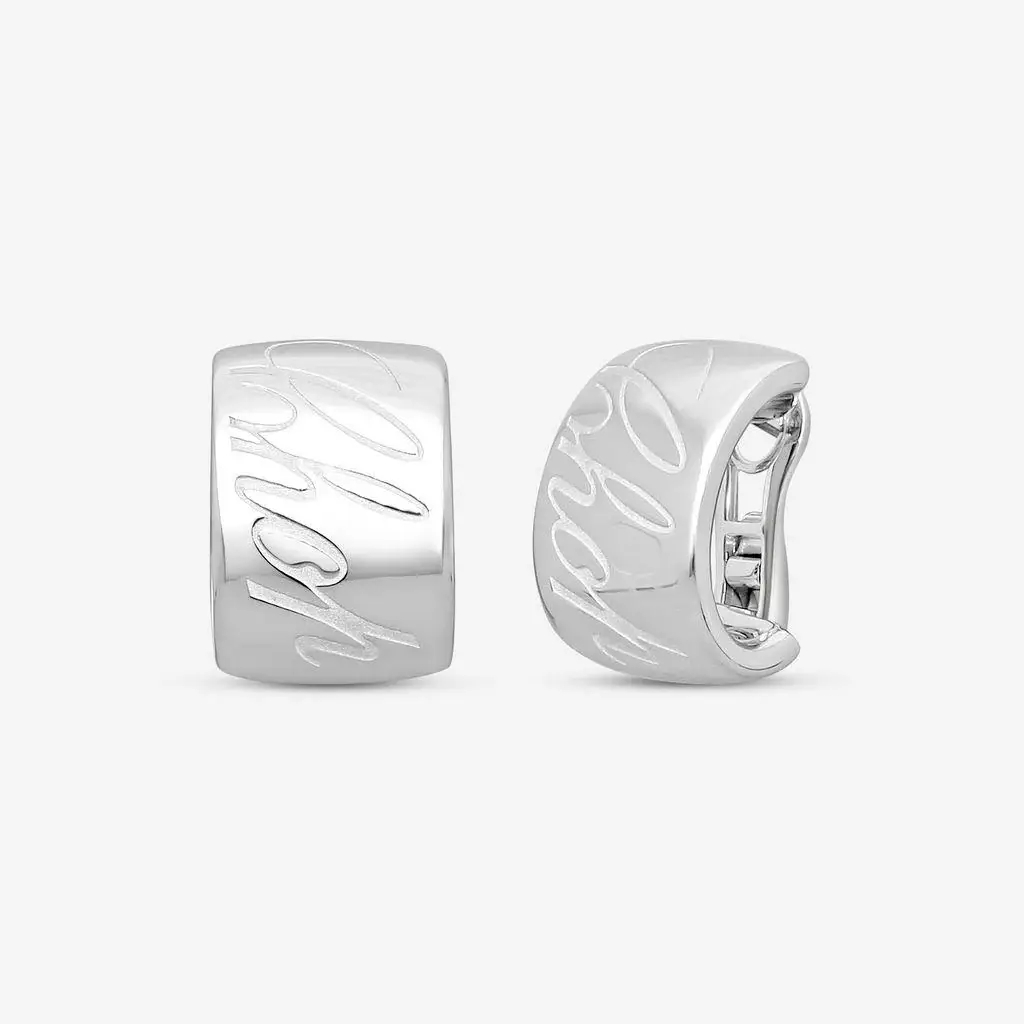 Chopard Chopard Chopardissimo 18K White Gold Clip Earrings by The Solist | Thumbnail 2 Chopard Chopard Chopardissimo 18K White Gold Clip Earrings by The Solist | Thumbnail 2