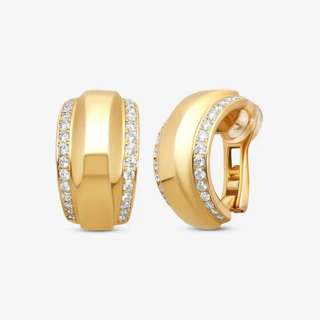 Chopard Chopard La Strada 18K Yellow Gold Diamond Clip Earrings by The Solist | Thumbnail 2 Chopard Chopard La Strada 18K Yellow Gold Diamond Clip Earrings by The Solist | Thumbnail 2