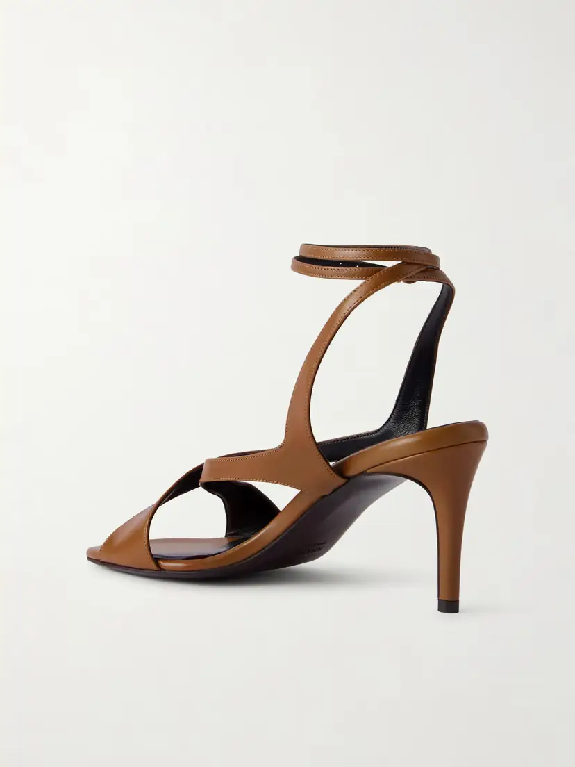 Khaite Liria Leather Sandals | Thumbnail 3