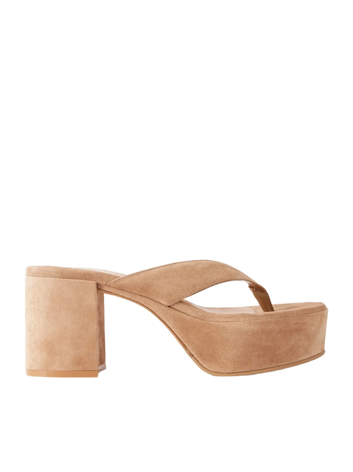 35 Suede Platform Thong Sandals 35 Suede Platform Thong Sandals