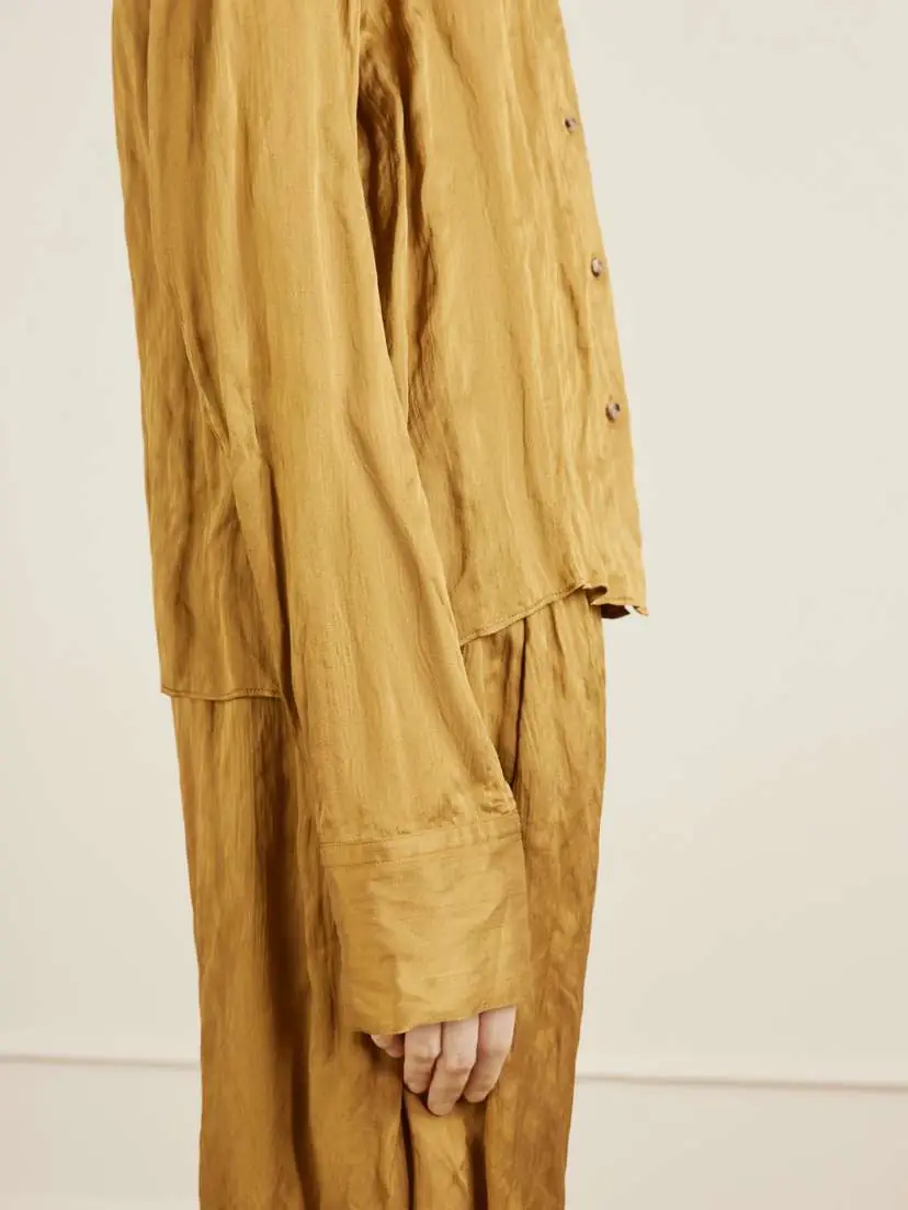 Khaite Jaylin Crinkled-voile Shirt | Thumbnail 4 Khaite Jaylin Crinkled-voile Shirt | Thumbnail 4