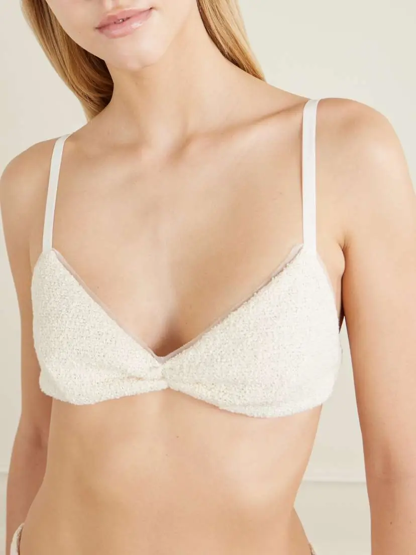 Khaite Talita Cotton-blend Poplin Bralette | Thumbnail 4 Khaite Talita Cotton-blend Poplin Bralette | Thumbnail 4