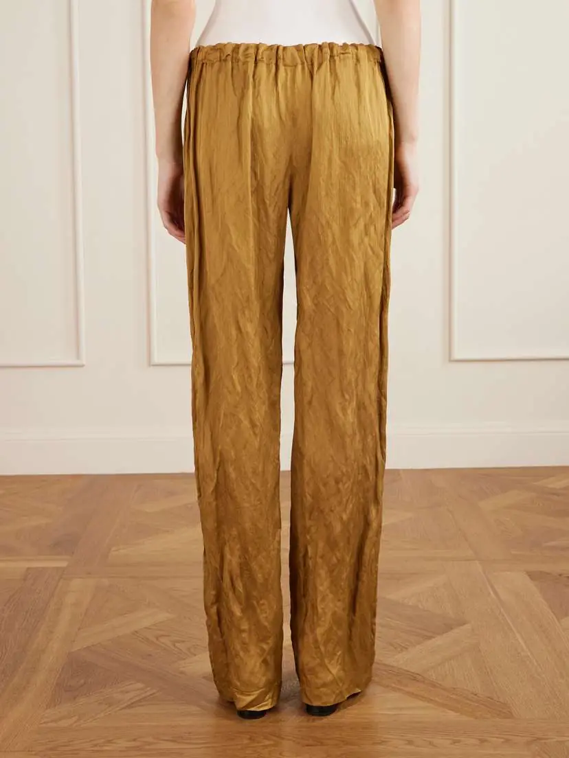 Khaite Rohen Crinkled-voile Pants | Thumbnail 4