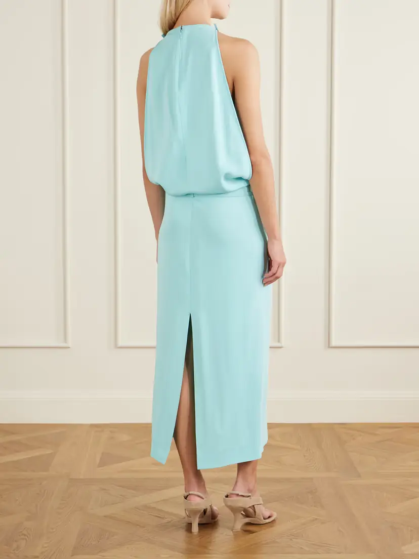 Courrèges Cut-out Belted Jersey Dress | Thumbnail 3 Courrèges Cut-out Belted Jersey Dress | Thumbnail 3