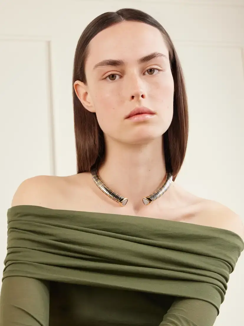 Marina B Trisola 18-karat Gold, Titanium And Diamond Necklace | Thumbnail 2 Marina B Trisola 18-karat Gold, Titanium And Diamond Necklace | Thumbnail 2