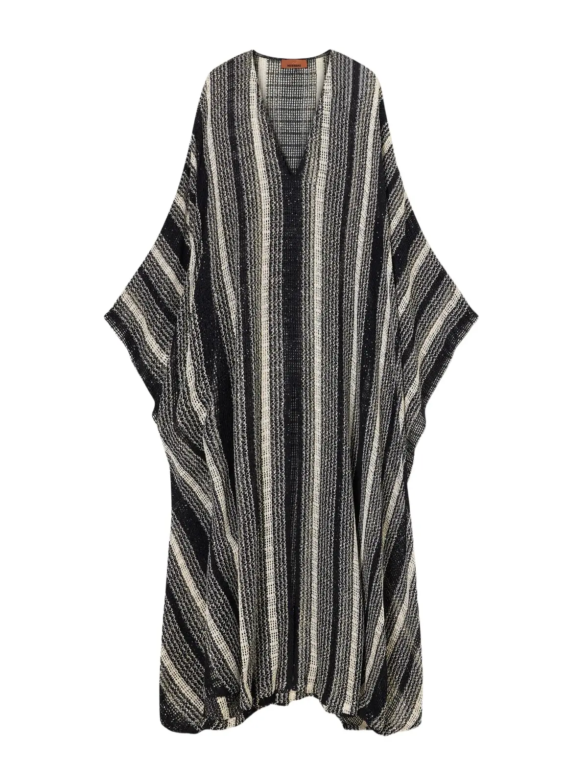 Missoni Sequin-embellished Striped Metallic Coverup