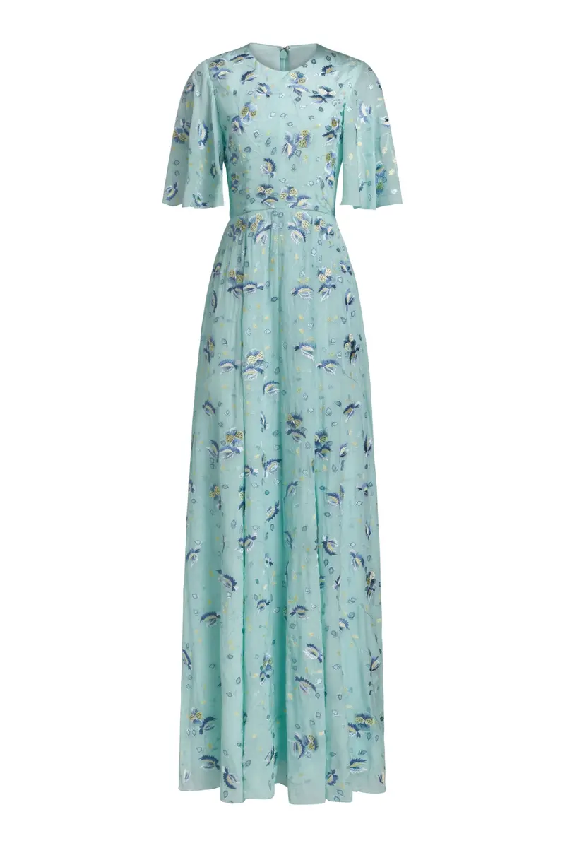Markarian Charlotte Pansy Flutter Sleeve Gown | Image 1 Markarian Charlotte Pansy Flutter Sleeve Gown | Image 1