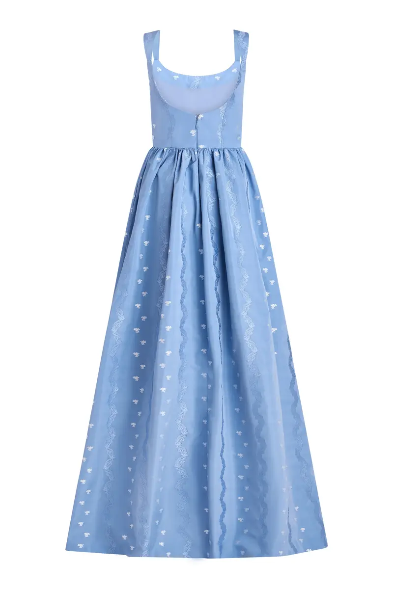 Markarian Tatiana Wedgwood Floral Taffeta Gown | Thumbnail 5 Markarian Tatiana Wedgwood Floral Taffeta Gown | Thumbnail 5