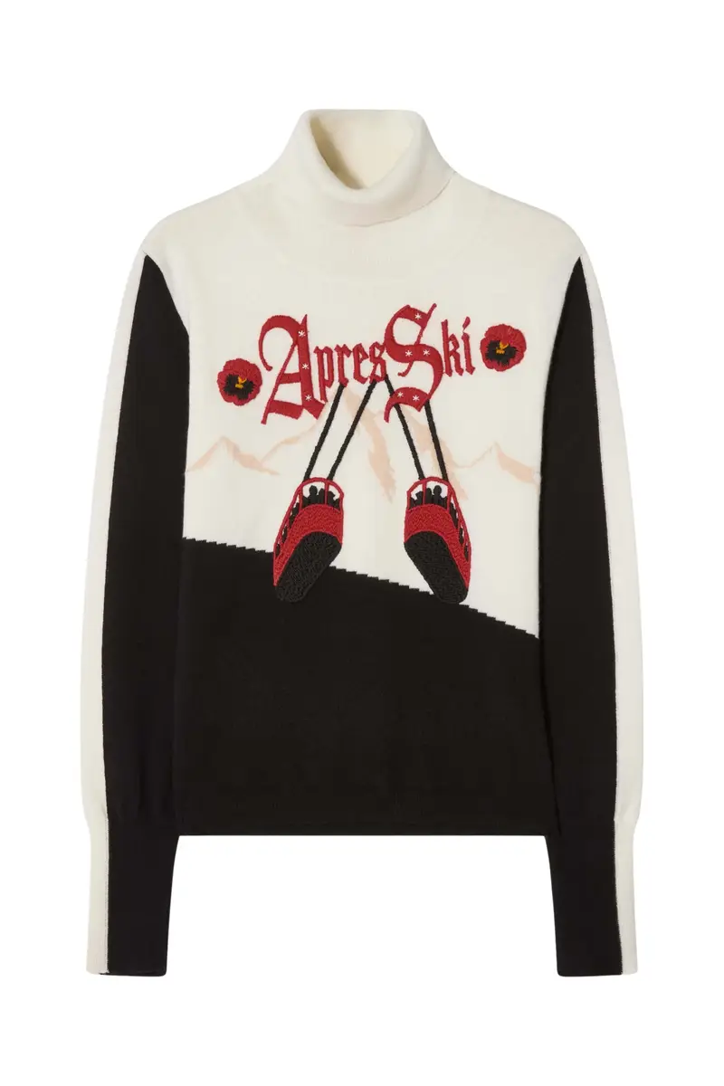 Markarian WN x Markarian Black Aprés Ski Sweater | Image 1 Markarian WN x Markarian Black Aprés Ski Sweater | Image 1