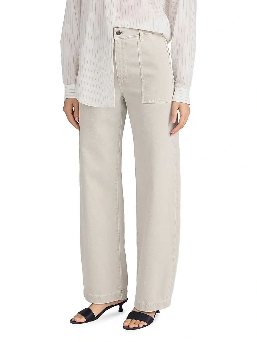 Frame Women's The Bow Cotton Cargo Pants | Thumbnail 5 Frame Women's The Bow Cotton Cargo Pants | Thumbnail 5