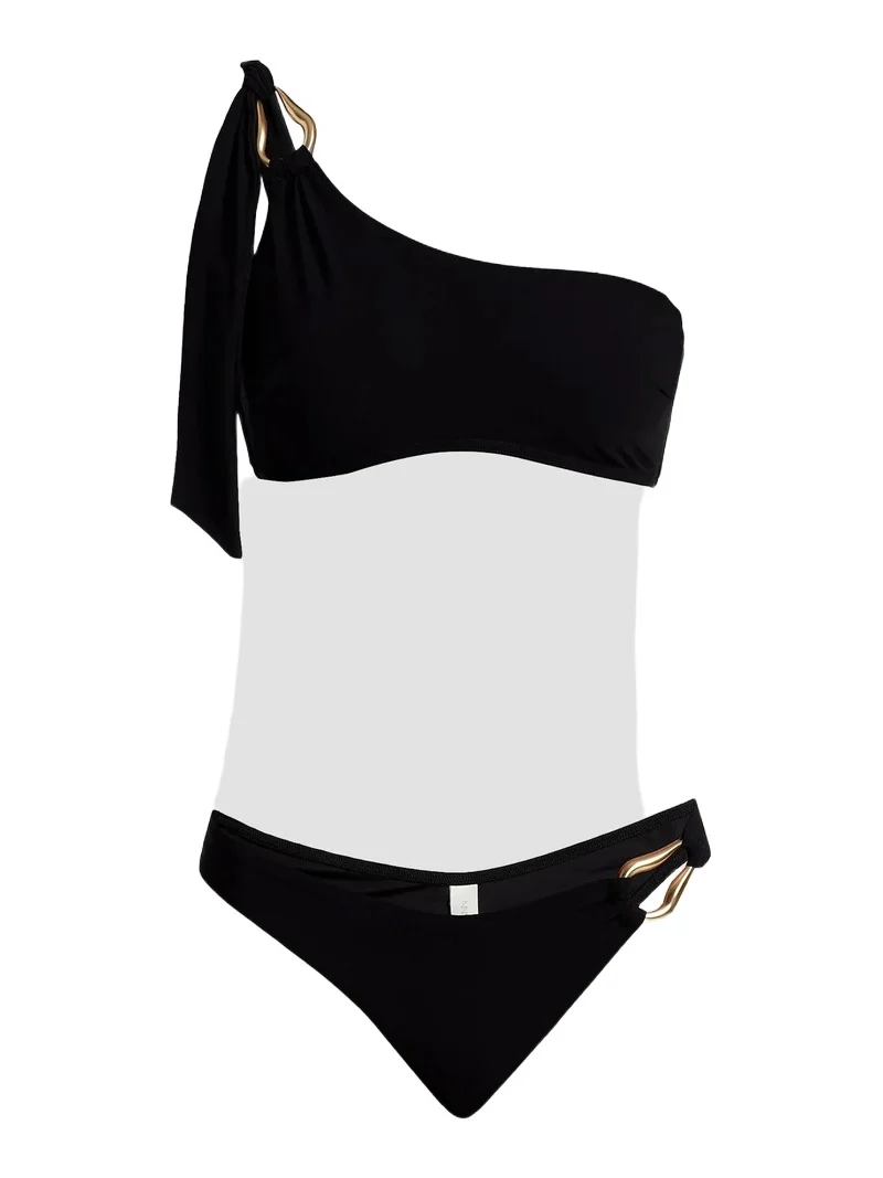Zimmermann Women's Roselight Trim Goldtone Hardware Bikini