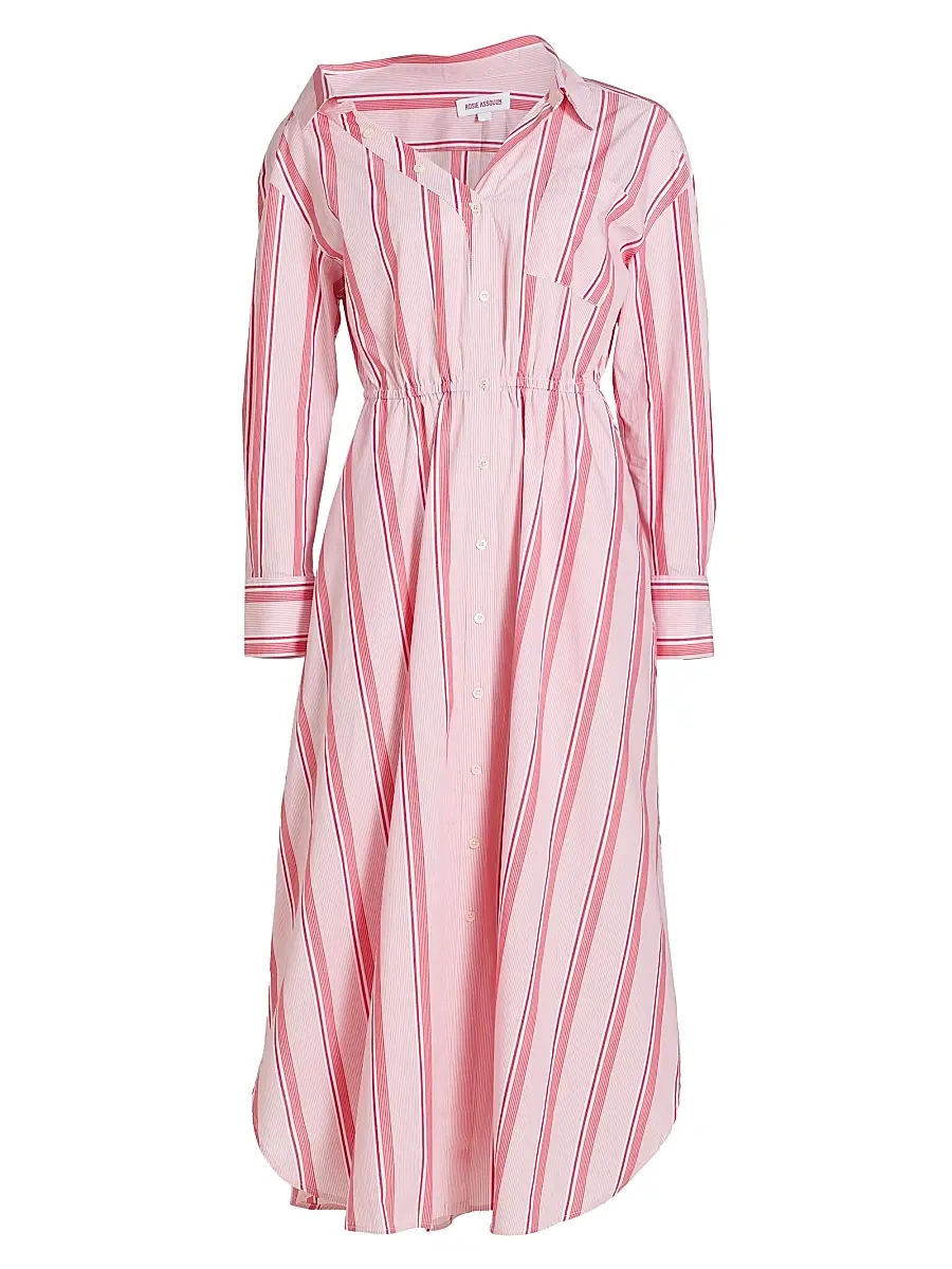 Women's Falling Off The Shoulder Shirtdress Women's Falling Off The Shoulder Shirtdress
