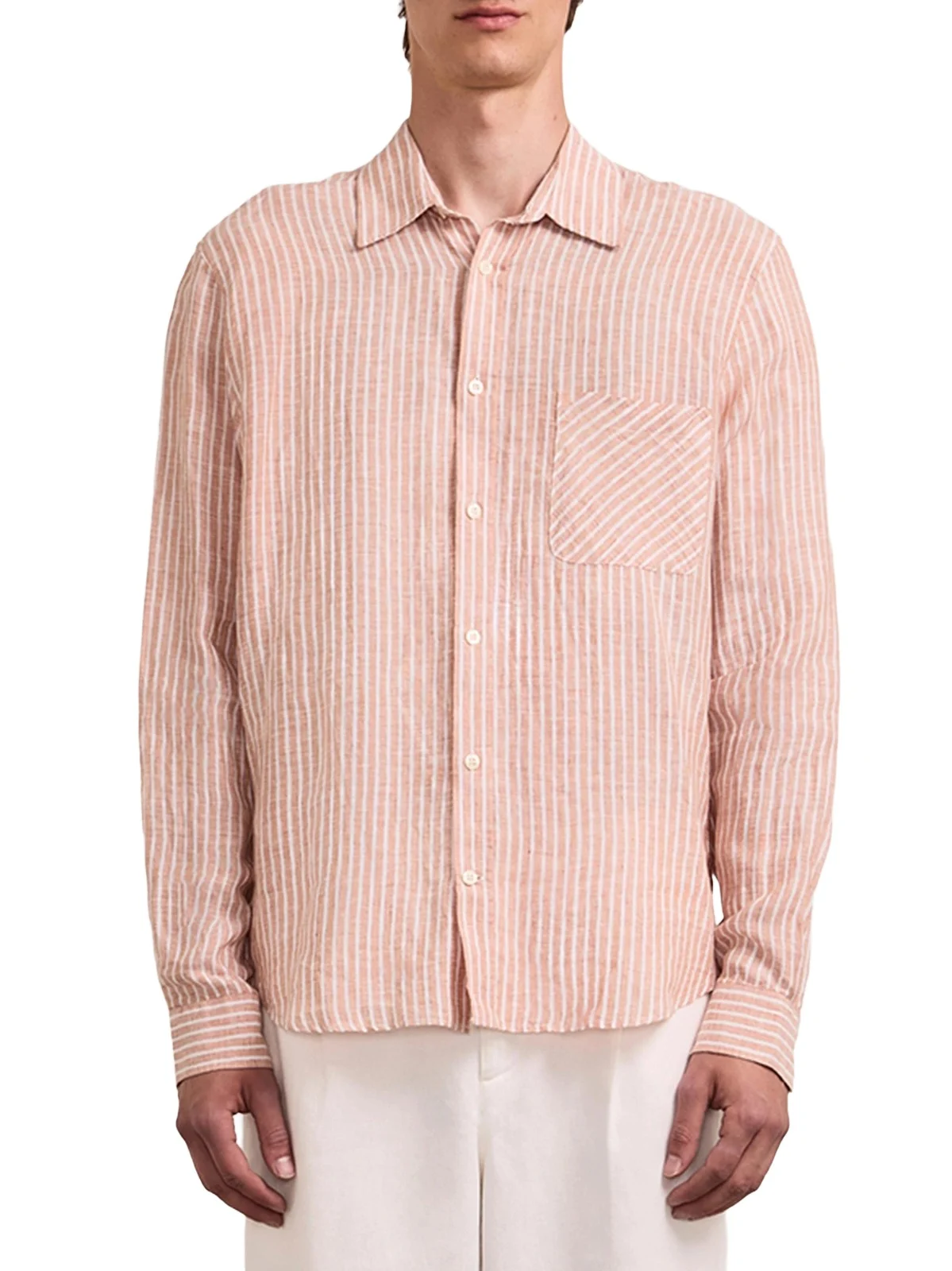 Men's Telles Striped Linen Shirt Men's Telles Striped Linen Shirt