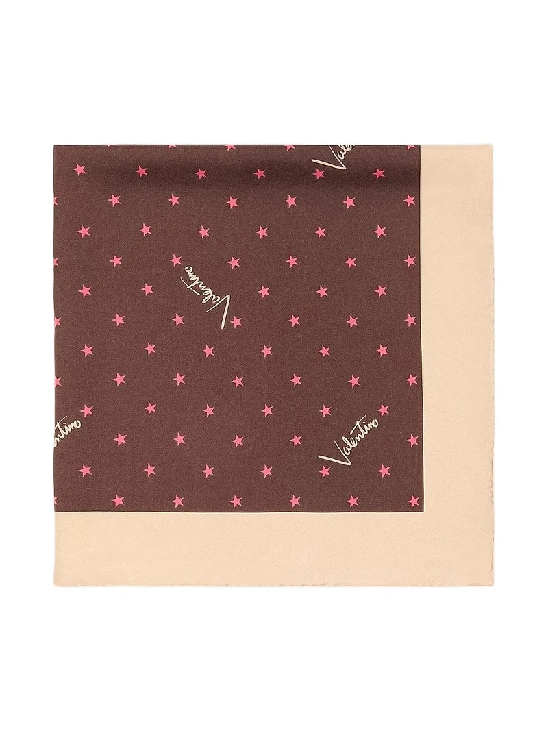 Valentino Women's Stelline E Firma Starry Silk Scarf