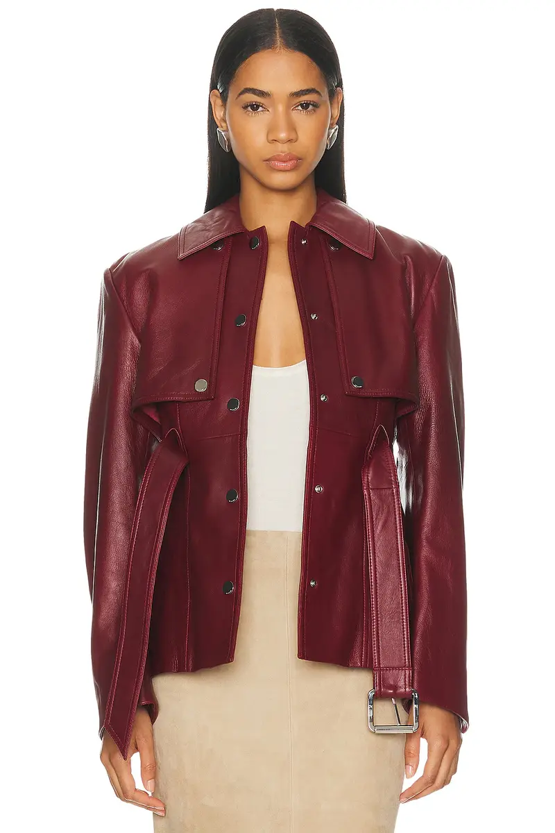 Sportmax Tenzone Leather Jacket | Thumbnail 2
