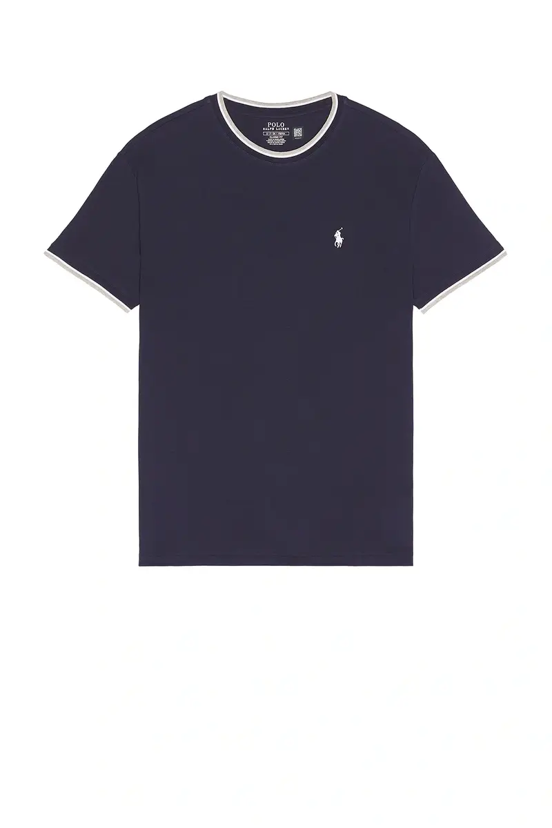 Polo Ralph Lauren Short Sleeve Stretch Mesh Crewneck Tee With Tipping Collar | Thumbnail 4 Polo Ralph Lauren Short Sleeve Stretch Mesh Crewneck Tee With Tipping Collar | Thumbnail 4