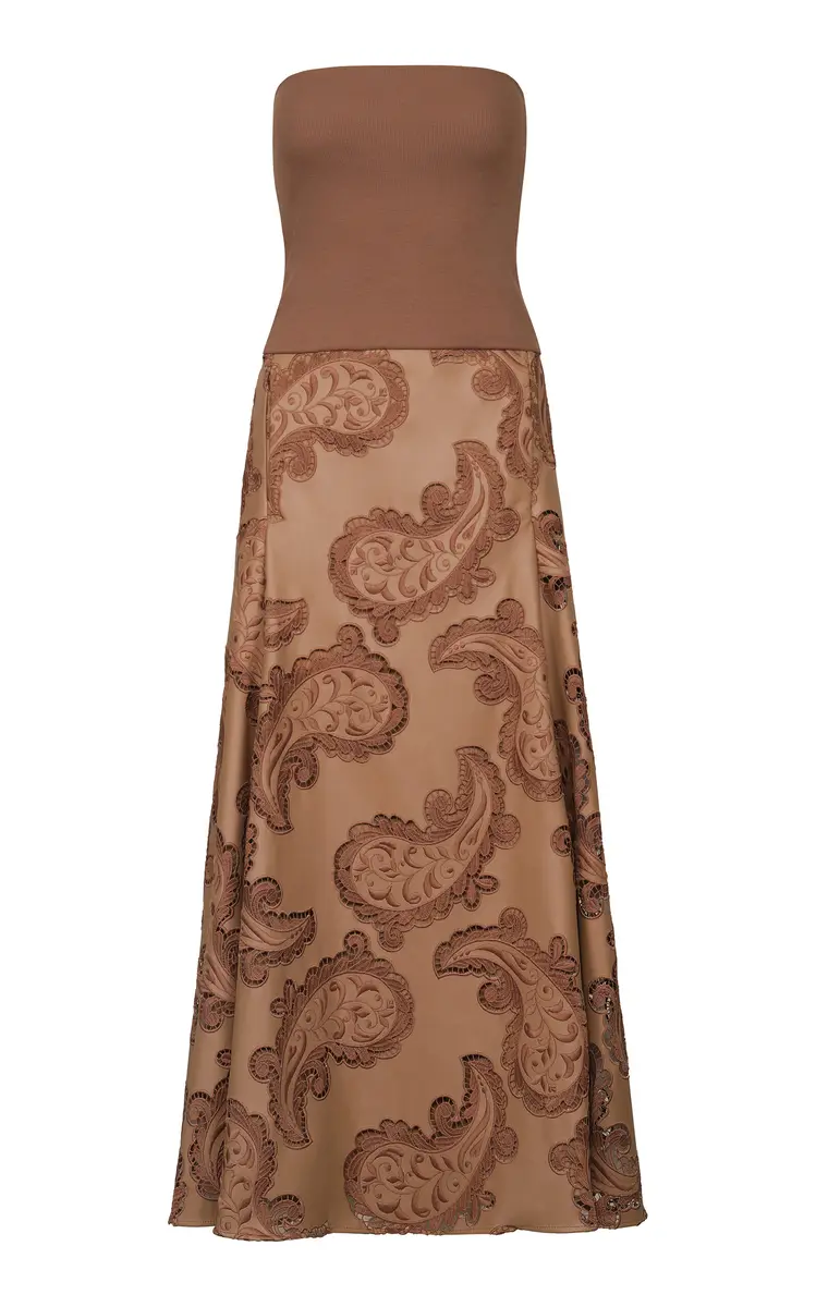 Johanna Ortiz The Quiet Bloom Asymmetric Maxi Dress | Thumbnail 3 Johanna Ortiz The Quiet Bloom Asymmetric Maxi Dress | Thumbnail 3