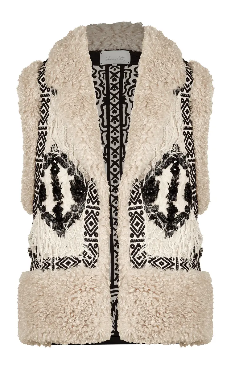 Johanna Ortiz Salty Air Embroidered Cotton-Blend Vest | Image 1 Johanna Ortiz Salty Air Embroidered Cotton-Blend Vest | Image 1
