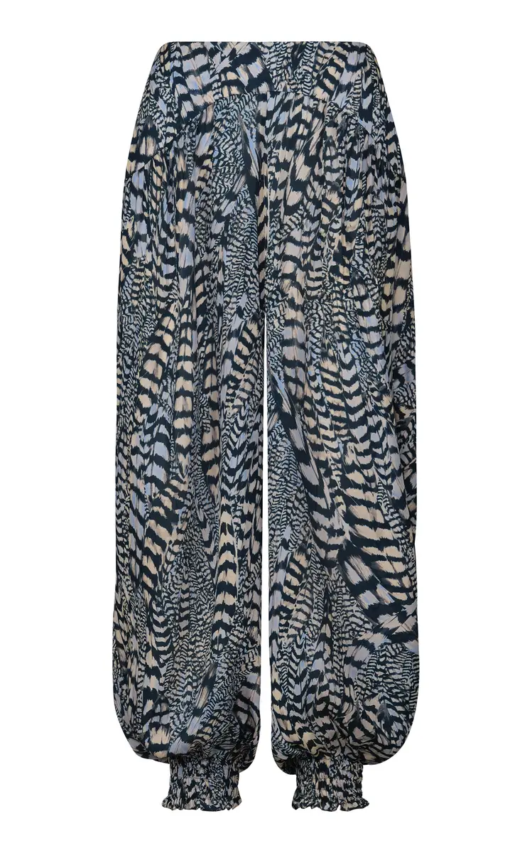 Johanna Ortiz Whisper Motion Silk Wide-Leg Pants