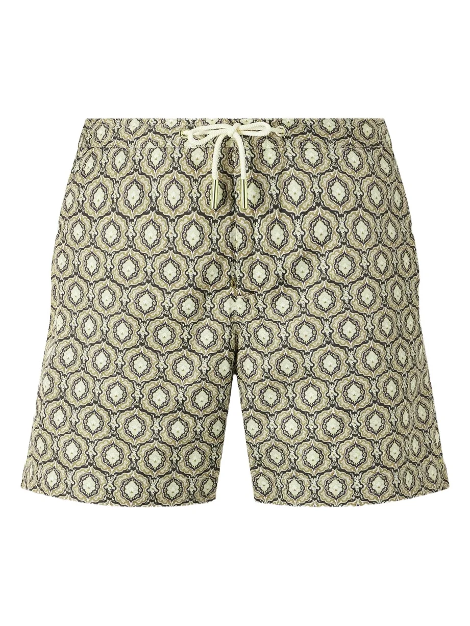 Orlebar Brown Bulldog Passetto Straight-Leg Mid-Length Printed Swim Shorts - Men