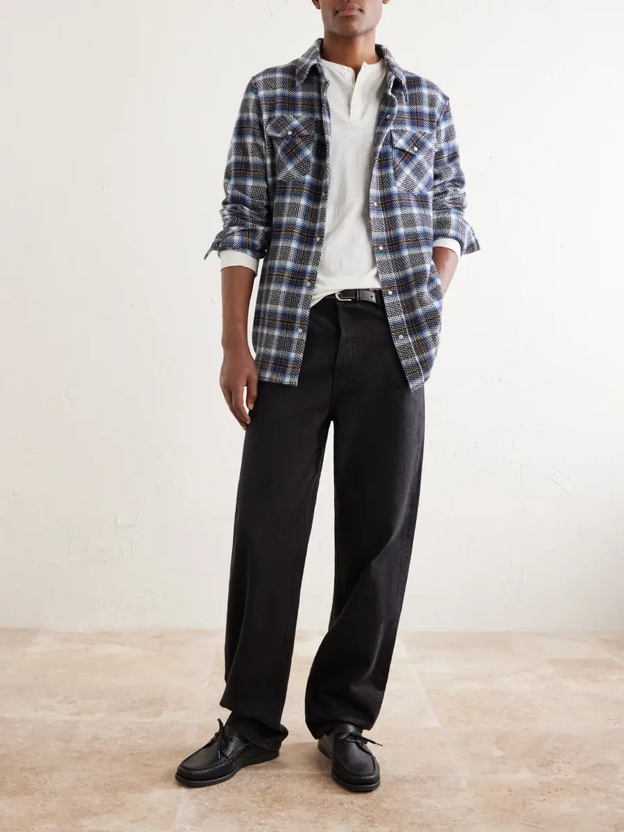 God’s True Cashmere Lightning Checked Cashmere Shirt - Men | Thumbnail 2