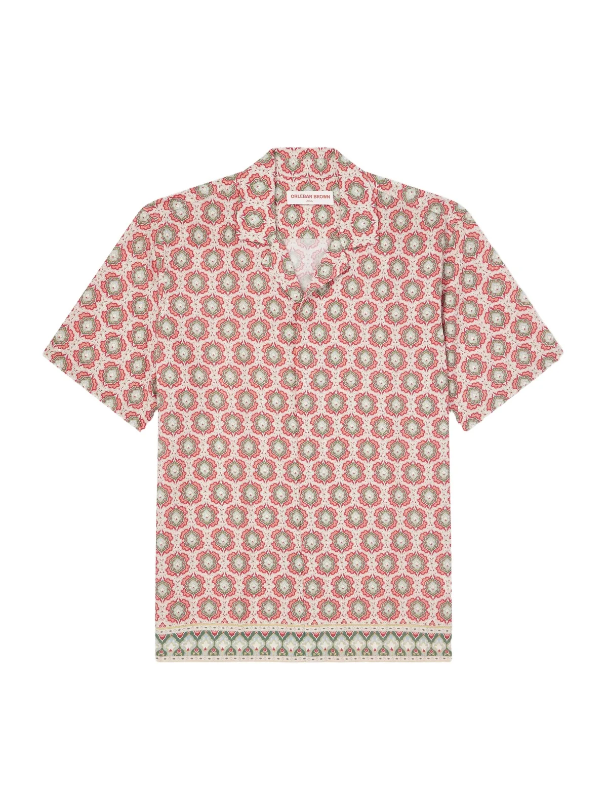 Maitan Passetto Camp-Collar Printed Lyocell Shirt - Men Maitan Passetto Camp-Collar Printed Lyocell Shirt - Men
