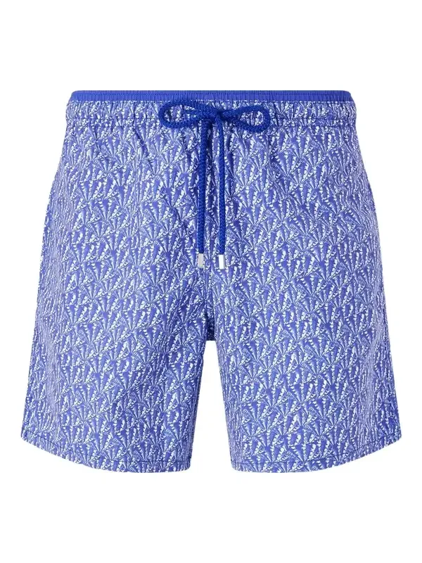 Moka Straight-Leg Mid-Length Printed ECONYL® Swim Shorts - Men
