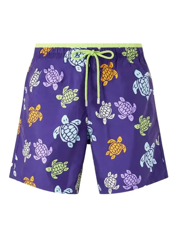 Moka Straight-Leg Mid-Length Printed ECONYL® Swim Shorts - Men Moka Straight-Leg Mid-Length Printed ECONYL® Swim Shorts - Men