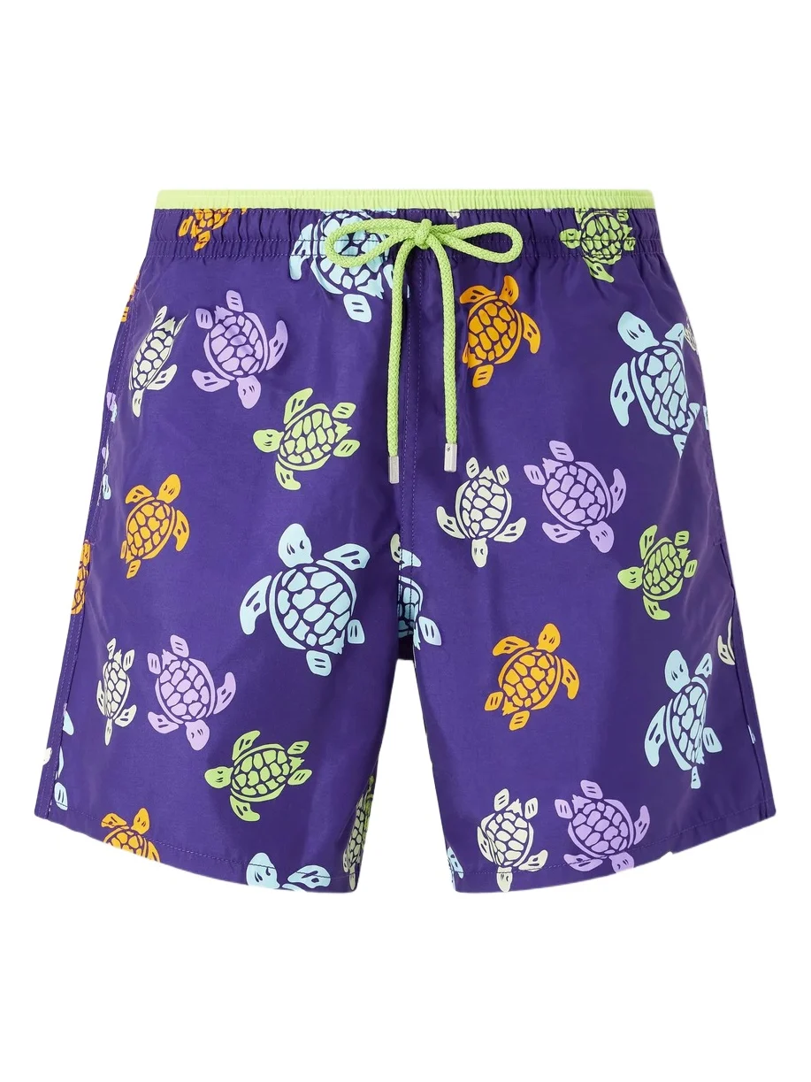 Moka Straight-Leg Mid-Length Printed ECONYL® Swim Shorts - Men Moka Straight-Leg Mid-Length Printed ECONYL® Swim Shorts - Men