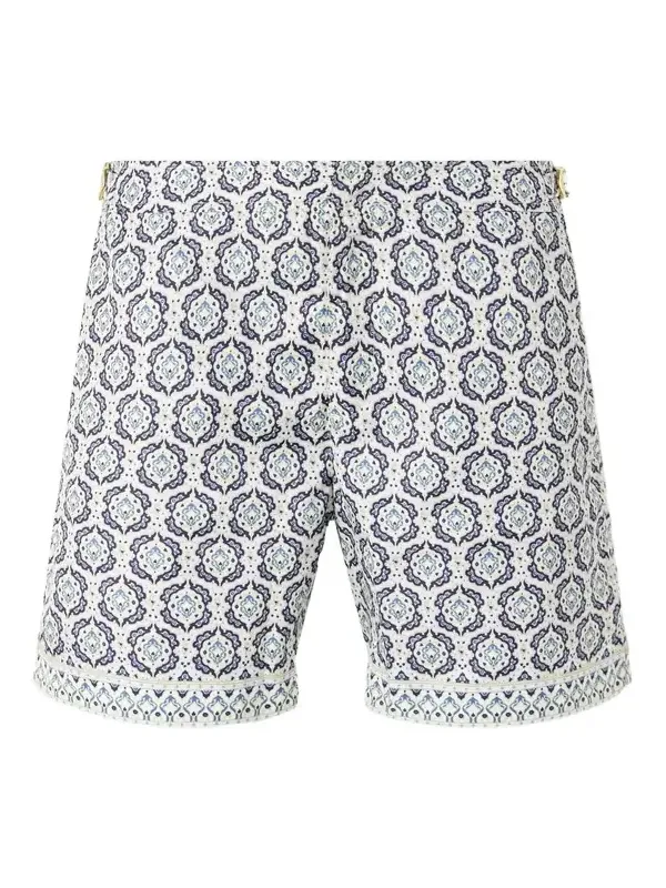 Orlebar Brown Bulldog Straight-Leg Mid-Length Passeto Printed Swimshorts - Men